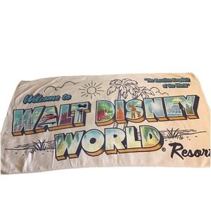 Vintage Walt Disney World Resort "The Vacation Kingdom Of The World" Beach Towel